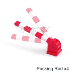 Marumine MOC Block Train Straight Curved Track Crossover Parts Railway Switch Big Size Building Bricks City View Accessories