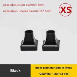 1 Pair Women High Heels Shoe Covers Square TPU/PVC Material Soft Damping Heel Protector Silencer Non-slip Heel Protector