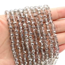 2 3 4 6 8mm Austria Faceted Crystal Beads Rondelle Loose Spacer Bracelets Earring DIY Glass Beads for Jewerly Making