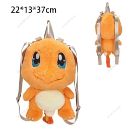 11 Styles Pokemon Plush Backpack Mimikyu Eevee Gengar Charizard Gyarados Psyduck Backpack Gifts for Children Adults