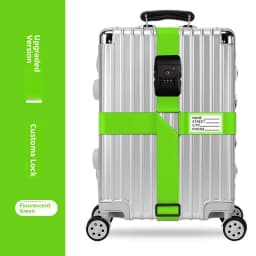 Travel Luggage Strap Cross Safety Fixation Baggage Tie down Cargo Bag Protection Buckle Rope Strengthening Band Accessories
