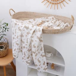 100% Cotton 120*110cm 2 Layers Newborn Baby Bath Towel Wrap Muslin Swaddle Blankets