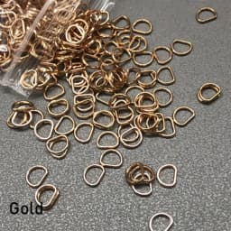 20pcs/pack 7mm Ultra-small Belt D-Buckle Doll Bags Buckles DIY Doll Buttons Shoes Super Mini Toys Dolls Accessories