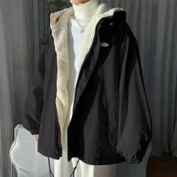 Lamb Fur Jacket Thickened Women's Workwear Hong Kong Style Student Japanese Style Cotton Clothes Summer Collection 2025