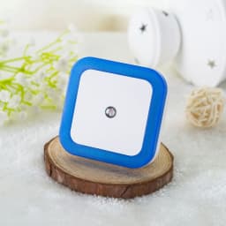EU/US/UK Plug Mini LED Night Light 110V/220V Square Shape Wall Lamp Sensor Control Energy Saving Light For Room Stairs Corridor