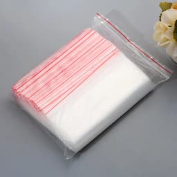 Wholesale 100Pcs 6C Transparent PE Zip Lock Bag Convenience Food Phone Card Gift Packaging Bags DIY Beads Jewelry Storage Bag