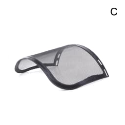 Garden Grass Trimmer Safety Helmet Hat With Full Face Mesh Protective Mask For Logging Brush Cutter Forestry Protection