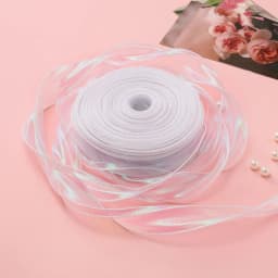 1 Meter Silk Ribbon Organza Satin For DIY Craft Gift Jewelry Packaging Decoration Wedding Bouquets Wreath Sewing Supplies