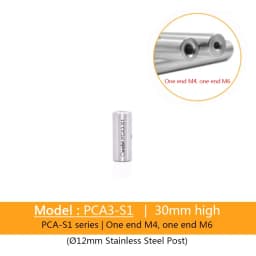PCA-S/PCA-S1 Series Height 30-100mm Optional Stainless Steel Support Rod 12mm Lifting Adjustment Rod Optical Scientific Research