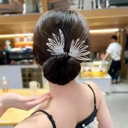 Elegant Peacock Shape Hair Bun Maker Twist Headwear Roll Hair Tool Hair Twister Easy Fast Snap Hairstyle Twist Women