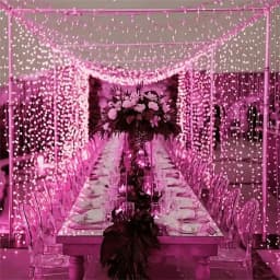 3/6m Curtain LED String Lights Garland Battery Power Festoon 8 Modes Fairy Garland Lights Christmas Decoration for Bedroom Home