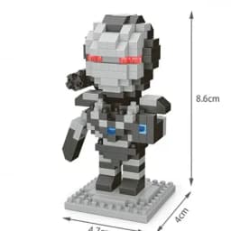 Hero Cartoon Micro Particle Building Blocks Children Assembly Toy Anime Action Figure Boy Girl Kid Gift Cute Toy Building Bricks