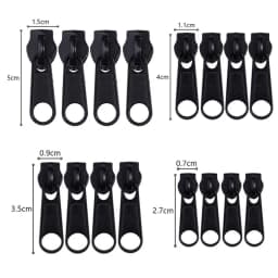 3# 5# 8# 10# Zipper Head Zipper Repair Kit Easy Fix Zipper Slider Head Puller Closure Universal Replacement Broken Wearable