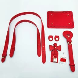DIY Crochet Bag Making Kit Bag Base Bottom with Handle Extension Shoulder Straps Hardware Accessories for Knitting Tote Handbag