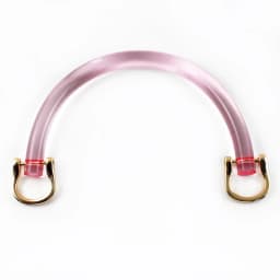 1/2/4Pcs U-shaped Acrylic Transparent Bag Handle Plastic Purse Frame Kiss Clasp Women Handbag Woven-bag Replace Bags Accessories