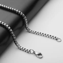 Thickness 2mm-4mm 304 Stainless Steel Link Chain Necklace Silver Color Link Classic Curb Chain for Men Women Jewelry Findings
