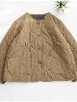 Lightweight Long Sleeved Padded Jacket for Men Women Loose Casual Japanese Retro Single Breasted Clip on Cotton Short Parkas