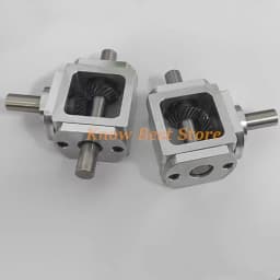 Small 1:1 T Type Cross Commutator Shaft Diameter 10mm Right Angle Drive Gearbox Bevel Gearbox Rotation