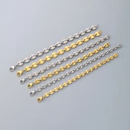 7/9/11mm Multi-Size Coffee Bean Link Chain Bracelet For Men Women Gold Color Stainless Steel Punk Fashion Jewelry