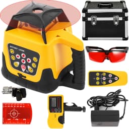 SucceBuy 360 Rotary Laser Level Self-Leveling 500m Vertical Horizontal Scanning Professional Powerful Measurement Construction Tool