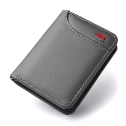 Personalized Men Wallet Custom Engraved Name Text Wallets for Men PU Leather Bifold Unique Birthday/Anniversary Personaliz Gift