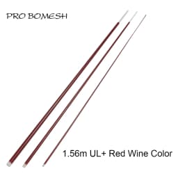 Pro Bomesh 1.43-1.56m 3 Section Hollow Fiber Glass Trout Fishing Rod Blank Travel Fishing Rod Building DIY Component Repair Pole