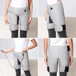 Red Light Heating Hip Protector with Hip Massager  Relieves Hip Pain   Promotes Blood Circulation  Muscle Relaxation