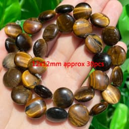 Various Styles Natural Yellow Tiger Eye Stone Beads Irregular Rondelle Column Spacer Bead for Jewelry DIY Making Bracelet Crafts