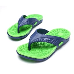 Men's Comfortable Slip-On Slippers Soft Breathable Home Wearable Slippers Anti-Slip EVA Material for Casual Wear