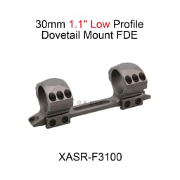 Vector Optics X-ACCU 30/34mm One Piece Dovetail & Picatinny Rings Mount 0/20 MOA Type With CNC Machined For 9mm/20mm Rail