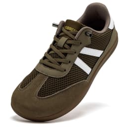 HOBIBEAR Women Men Wide Width Mesh Shoes Adjustable Slip On Sneakers Casual Retro Walking Shoes for Unisex