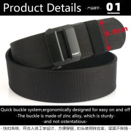 TUSHI 5cm Army Tactical Belt Quick Release Military Airsoft Training Molle Belt Outdoor Shooting Hiking Hunting Sports Belt