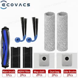 Ecovacs Deebot X11 OMNICYCLONE X11 Pro Omni (Water Tank Version) Main Side Brush Hepa Filter Rag Dust Bag Accessories