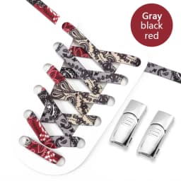 1Pair Magnetic Lock Shoelace Without ties Colorful Flower No tie Shoelaces Kids Adult Elastic Laces Sneakers Shoe Accessories