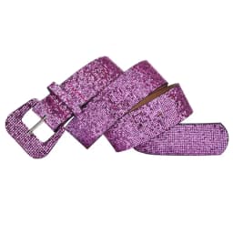 Women's Glitter Sequin Belt, Sparkly Belt for Jeans, Suitable for Pairing with various Pants and Coats
