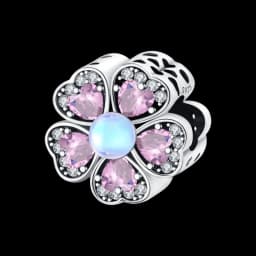 925 Silver DIY Beads Romantic Classical Series Guardian Flower Pendant Fit pand 3mm Original Bracelet For Women Jewelry Gift New