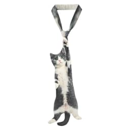 3D Fish Fish-shaped Men's Tie Animal Pattern Lifelike Kitten Necktie Satin Fabric Novelty Creative Neck Tie For Party Wedding