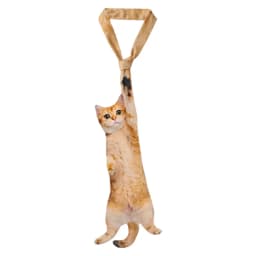 3D Fish Fish-shaped Men's Tie Animal Pattern Lifelike Kitten Necktie Satin Fabric Novelty Creative Neck Tie For Party Wedding