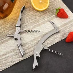 Premium Stainless Steel Wine Bottle Opener Multi-Functional Bottle Openers Wine Cork Screw Corkscrew Beer Cap Remover Bar