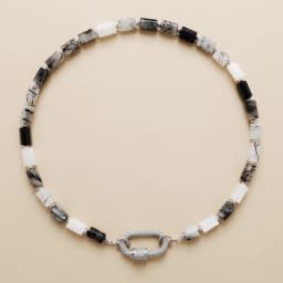 Minimalist Aesthetic Natural Stone Amazonite Handmade Brass Charm Elegant Choker Necklaces Bohemia Designer Woma Jewelry
