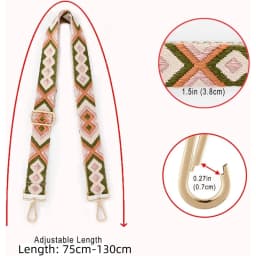 1pcs Purse Strap Replacement Crossbody Handbag Shoulder Strap Adjustable(38mm)