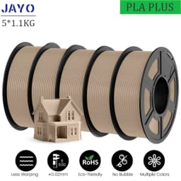JAYO PLA Plus 3D Printer Filament 5 Rolls Filament PLA PLUS 23 Colors 1.75mm FDM 3D Printer Materials Support Free Combination