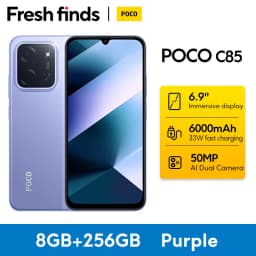 【World Premiere】Global Version POCO C85 Mobile Phone NFC 128GB/256GB 6.9" Dot Drop display 6000mAh Helio G81-Ultra 33W