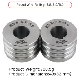 Rolling Mill Auxiliary MOLDS for Bracelet Rolling Machine Round Oval Flat Profiles