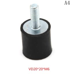 1pc M3 M4 M5 M6 M8 Male To Female Thread Rubber Shock Absorber Crash Pad Damper Bobbin Mount Anti Vibration Isolator Accessories