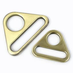 10Pcs Deepeel 20-50mm Metal Triangle Ring Belt Buckle Bikini Adjust Clasp Hook Clasps for Bra Strap Bag Webbing DIY Accessories