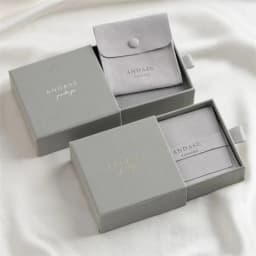 Custom Logo Drawer Jewelry Packaging Box Studs Necklace Rings Pull Out Kraft Paper Microfiber Suede Storage Dust Pouch Gift Bags