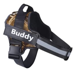 Customized Reflective Breathable Dog Harness Vest, Adjustable Pet Harness, ID Patch, No Pull, Outdoor