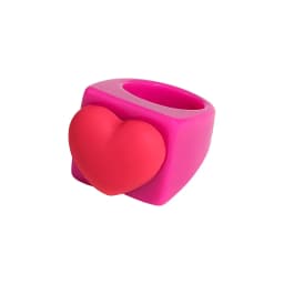 2024 New Trendy Geometric Square Round Resin Acrylic Chunky Rings for Women Girls Punk Style Knuckle Flower Rings Jewelry