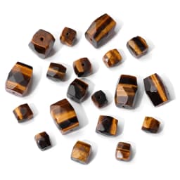 Natural Raw Mineral Stone Beads Square Shape Bead Citrine Quartz Reiki Healing Beads For Jewelry Making DIY Necklace Bracelet